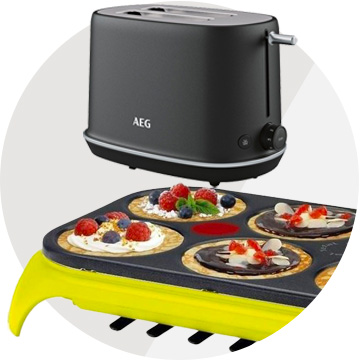 Grille pain, Crépières et Gauffriers