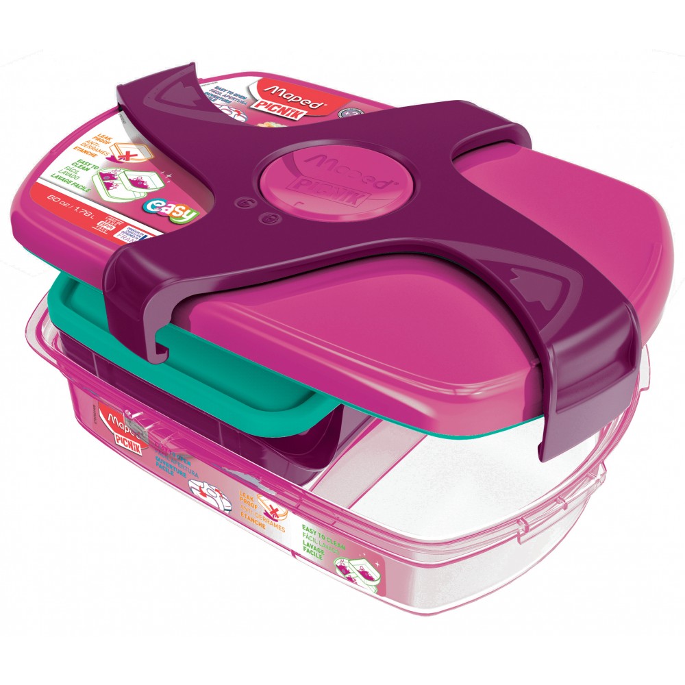 Boîte à Goûter / Lunch Box Rose Sublimation - Personnalisable