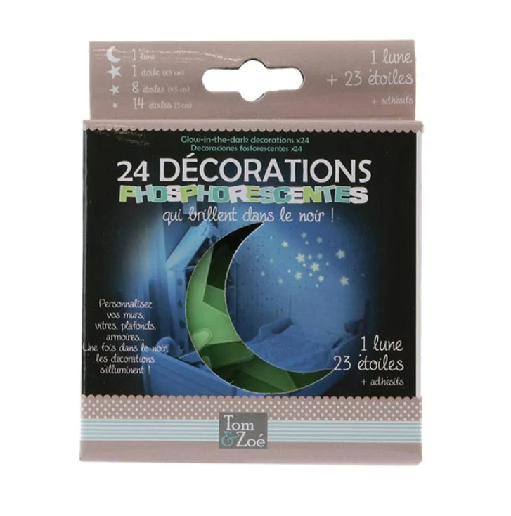 Décoration phosphorescente x 24