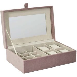 Boîte à bijoux et montres en velours