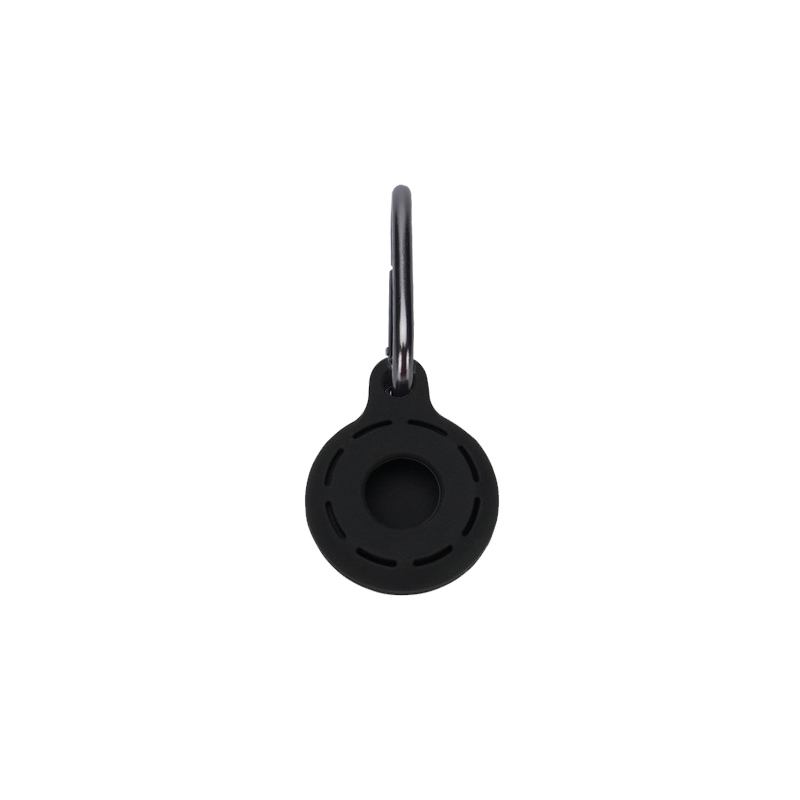 Etui Silicone AirTag Collar Tag - Noir