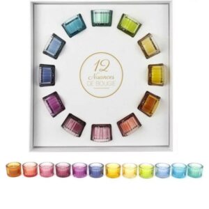 Coffret 12 nuances de bougies parfumées