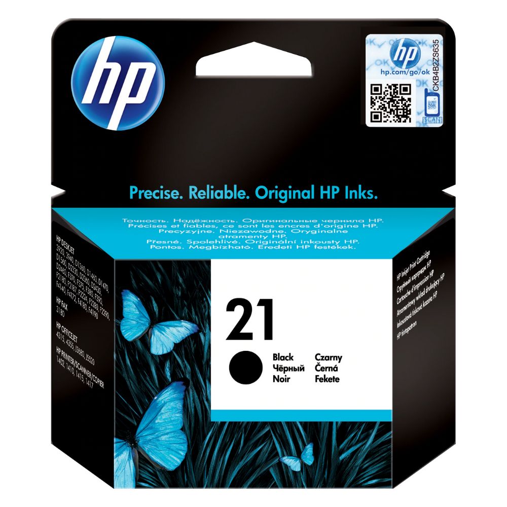 Cartouche d’Encre HP 21 – Noir