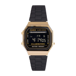 Montre numérique pour hommes - Noir/Or