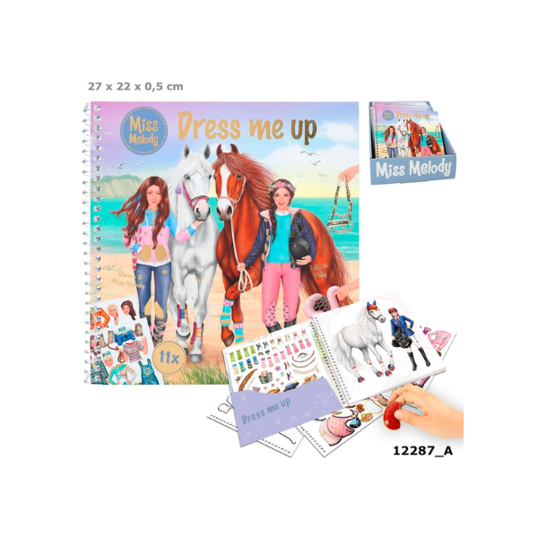 Carnet de dessin et d'autocollants - Dress Me Up