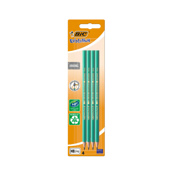 Pack de 4 Crayons Graphite 650 Evolution HB