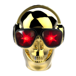 Enceinte Bluetooth Funky avec Crystal Clear Sound - Gold