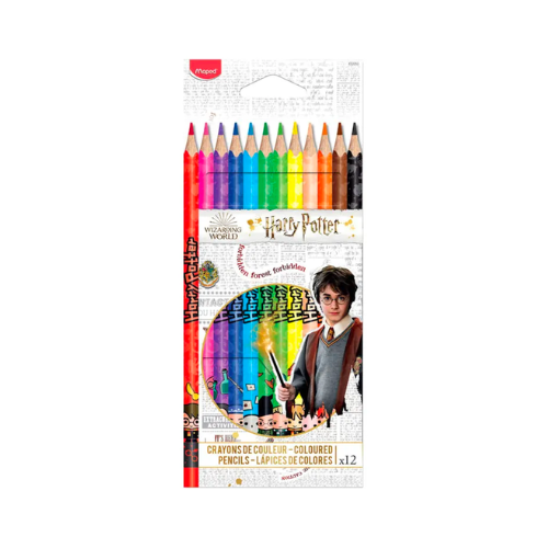 Pack de 12 Crayons de Couleurs - Harry Potter