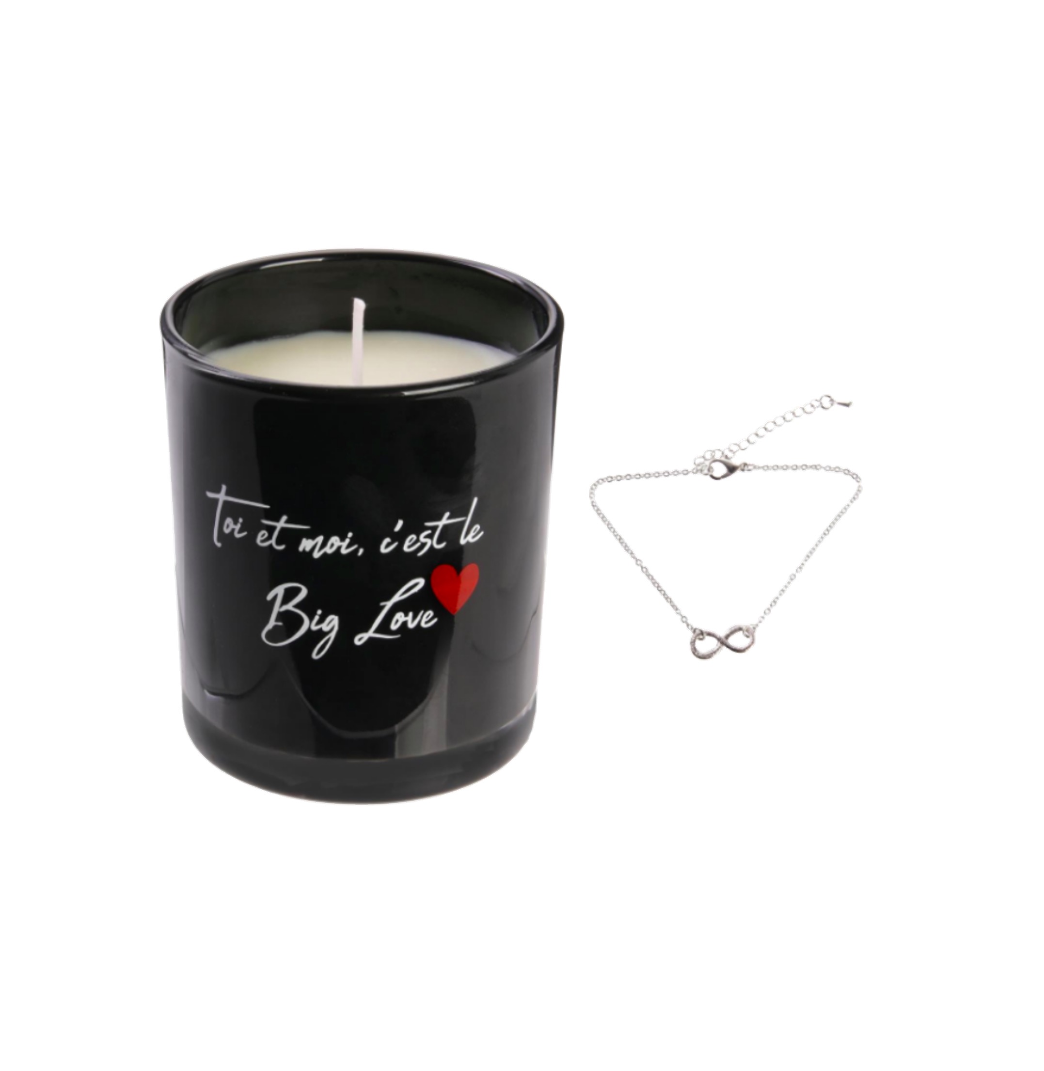 Bougie avec bijou surprise