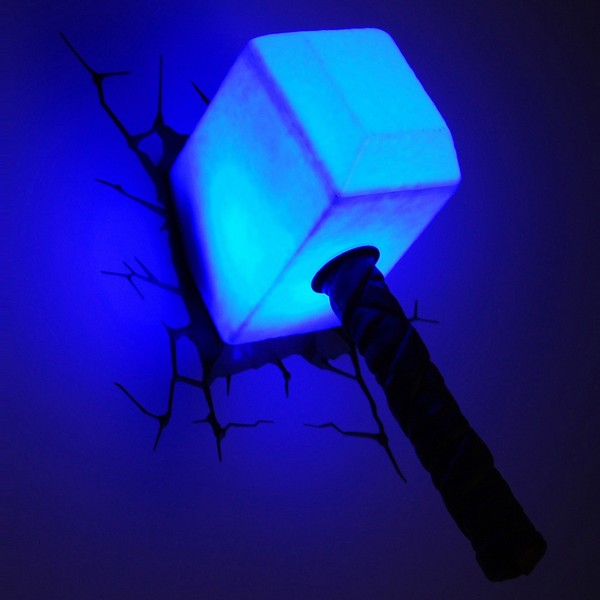 Lampe 3D Light Thor Marteau
