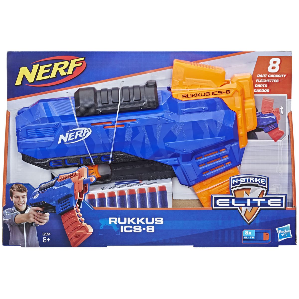 Jeu Nerf Elite Rukkus Ics 8