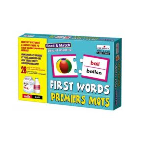 Jeu éducatif lisez et associez - premiers mots