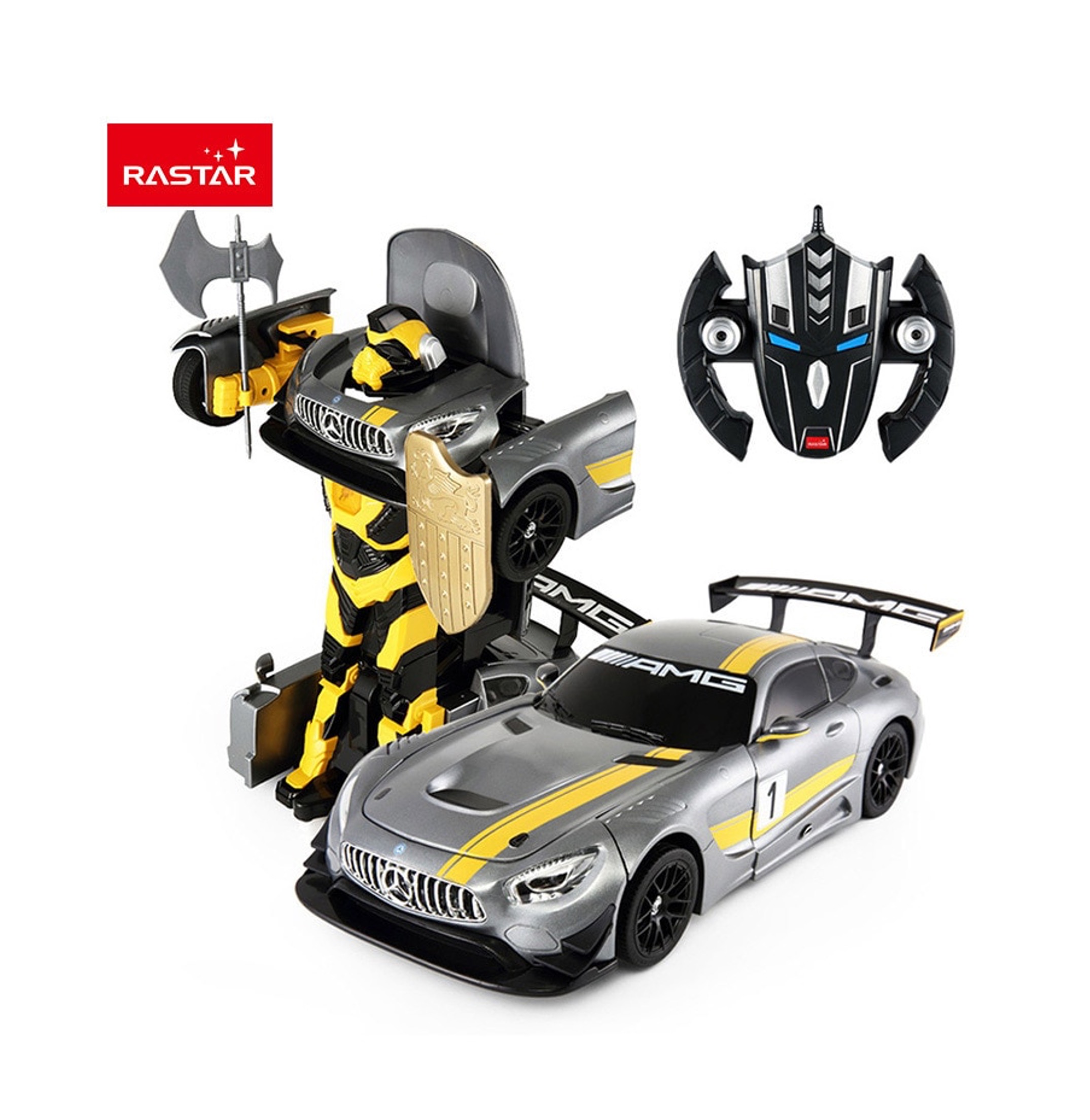 Voiture télécommandée Mercedes-Benz GT3 Transformable