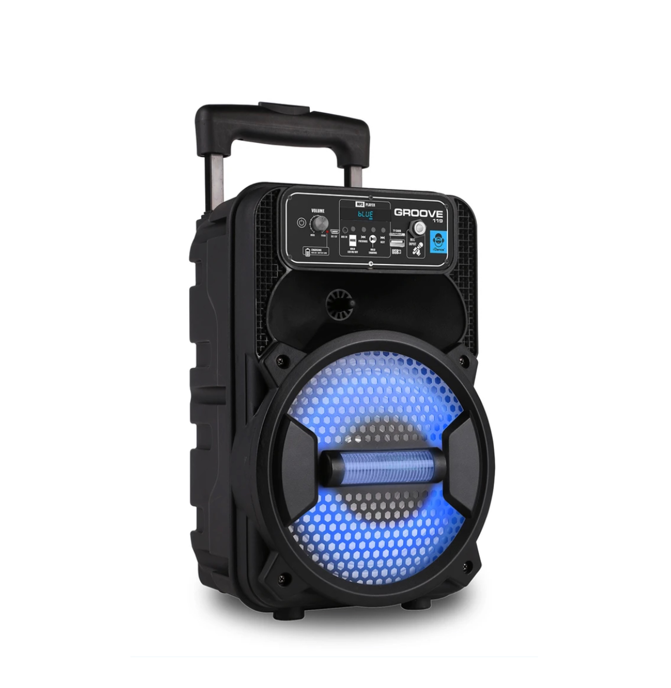 Enceinte Bluetooth Groove 100 Watts MP3 et USB avec micro - Noir