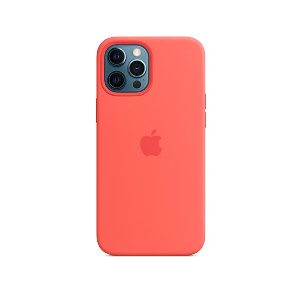 Coque en Silicone avec MagSafe pour IPhone 12 Pro Max - Pink Citrus