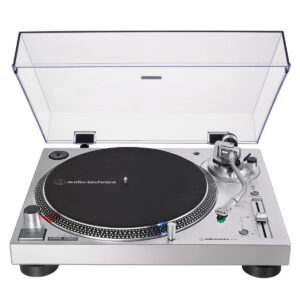 Platine Vinyle AT-LP120XUSBSV Direct-Drive Argent