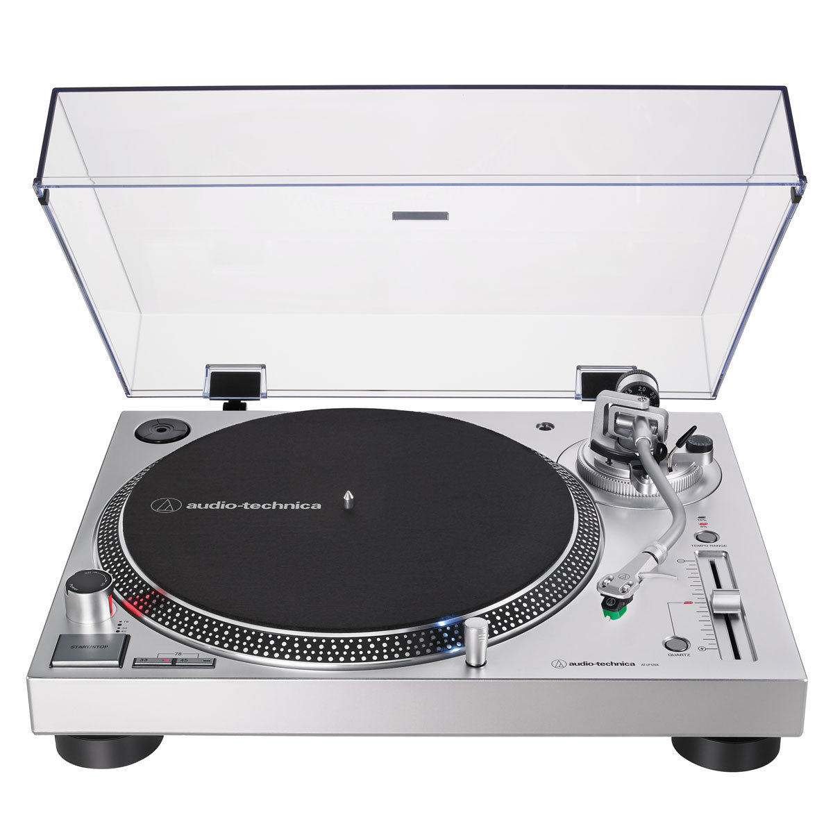 Platine Vinyle AT-LP120XUSBSV Direct-Drive Argent