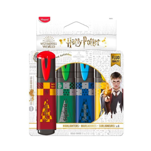 Pochette de 4 surligneurs - Harry Potter