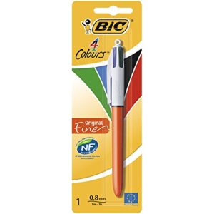 Stylo à bille 4 couleurs pointe fine