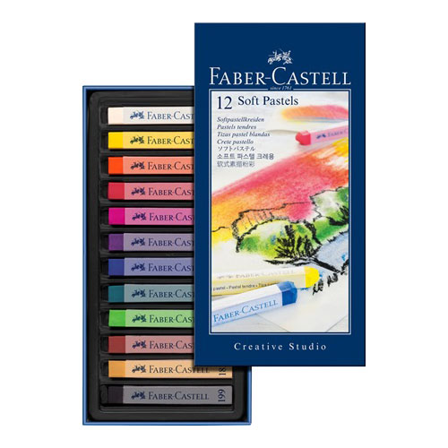 Pastels carré tendres boîte de 12