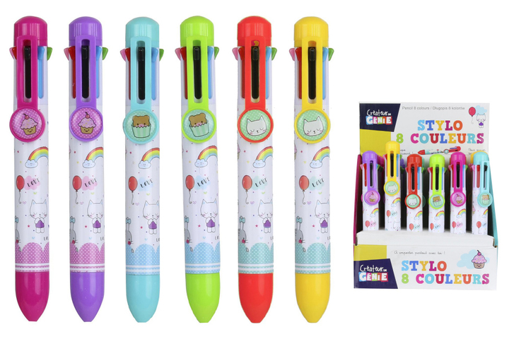 Stylo 8 Couleurs