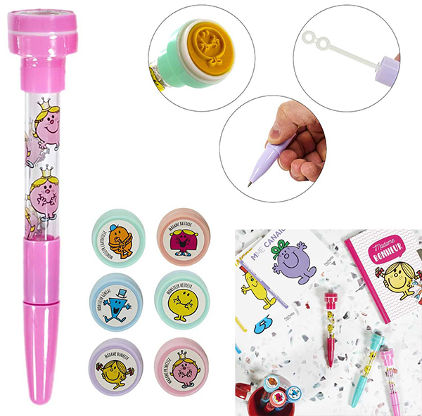 Stylo Couleur avec Tampon