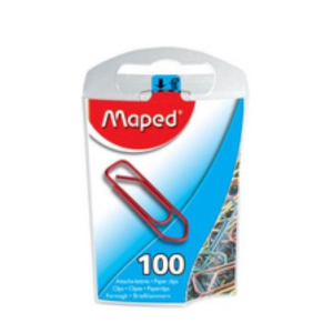 Trombones métal laqué couleurs ( 100 pièces)