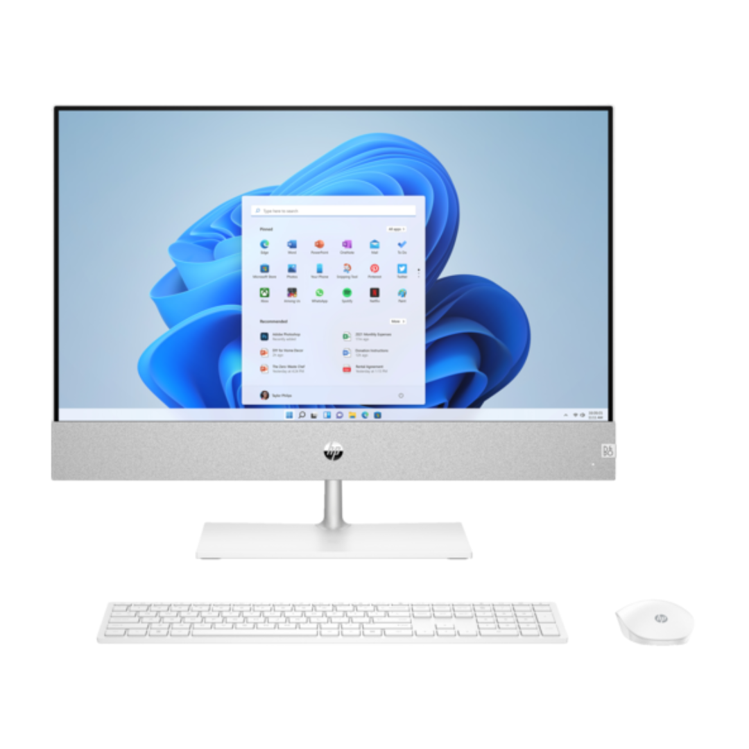 Desktop HP Pavilion 24-ca2002nk Bundle AiO PC Windows 11 23.8" écran tactile Intel® Core™ i5 8Go + 256Go SSD