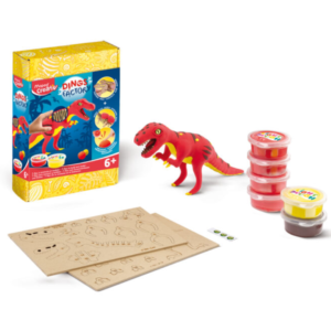 Coffret Dinos Factory - T-rex à construire et à modeler