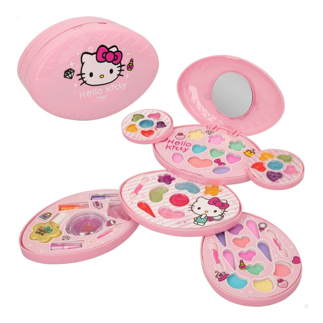 Kit de maquillage pour enfants Hello Kitty à 5 niveaux
