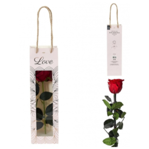 Rose artificielle sur tige