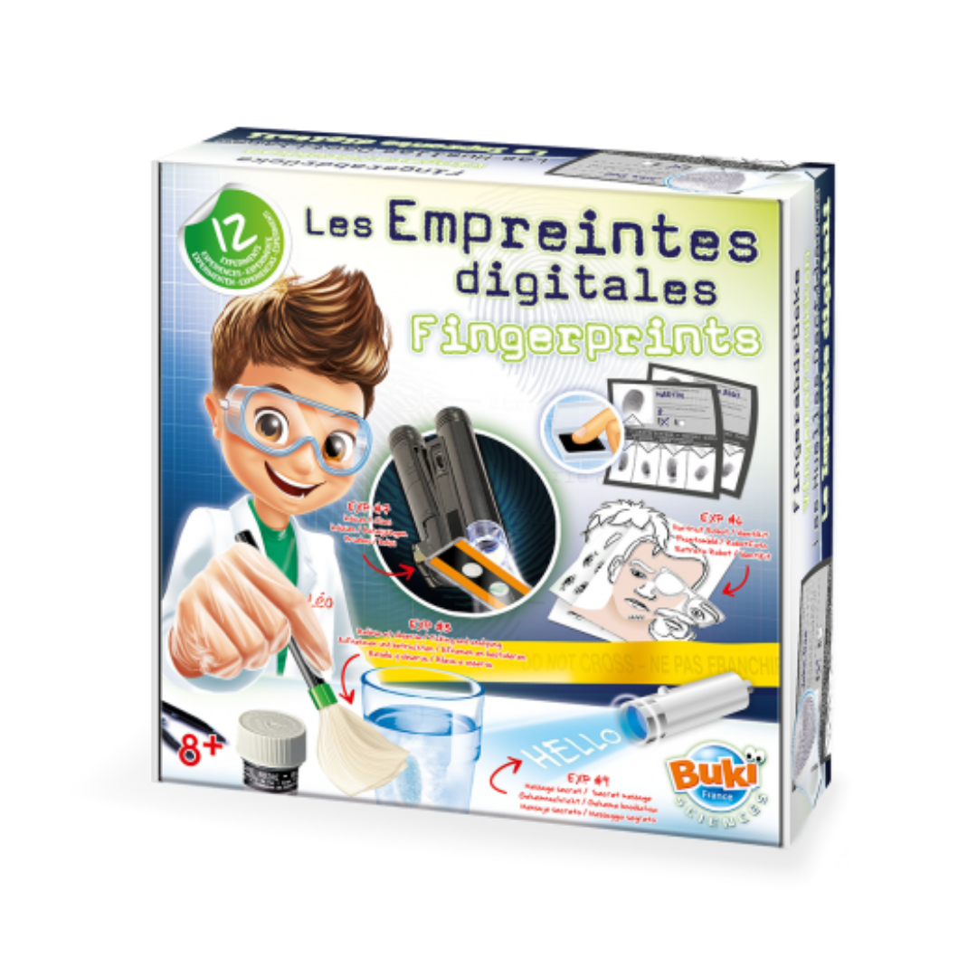 Coffret Jeux Les empreintes digitales