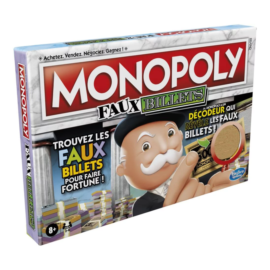 Jeu Monopoly Faux billets