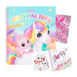 Album de coloriage Licorne Ylvi avec des paillettes