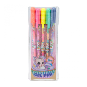 Set de stylo gel Ylvi - couleurs de l'arc-en-ciel