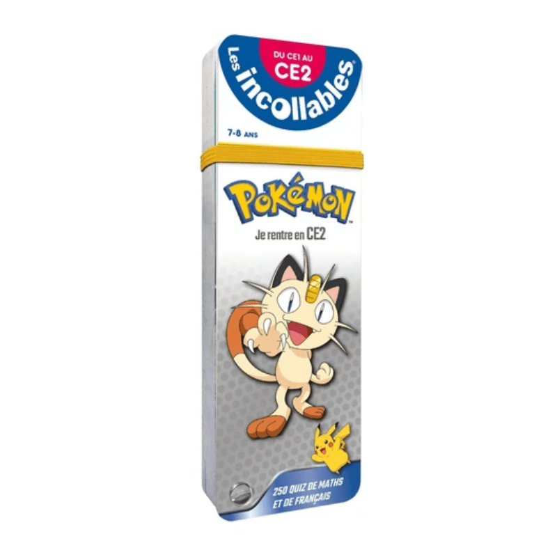 Cahier de vacances Les incollables - Je rentre en CE2 avec Pokémon