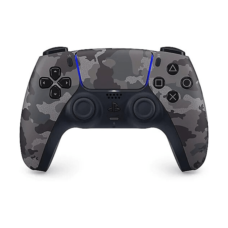 Manette sans fil DualSense Camouflage pour PS5 et PC - Grise