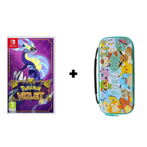 Housse + 1 Jeu Pokémon violet pour Nintendo Switch
