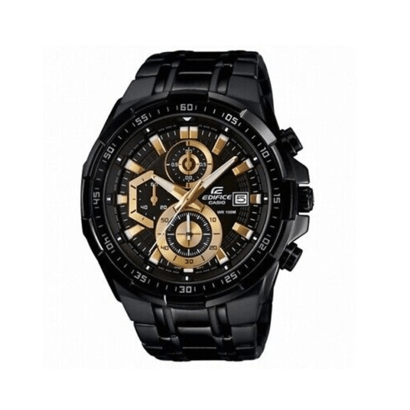 Montre pour hommes Edifice Chronographe Quartz EFR-539BK-1AVUDF - Noire