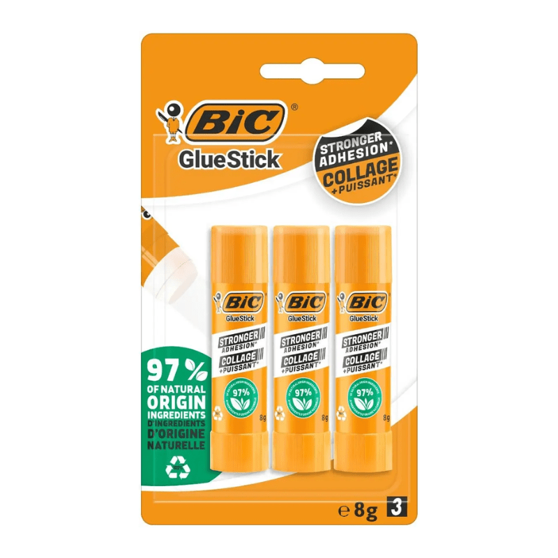 Set de 3 Bâtons de Colle Blanche ECOlutions