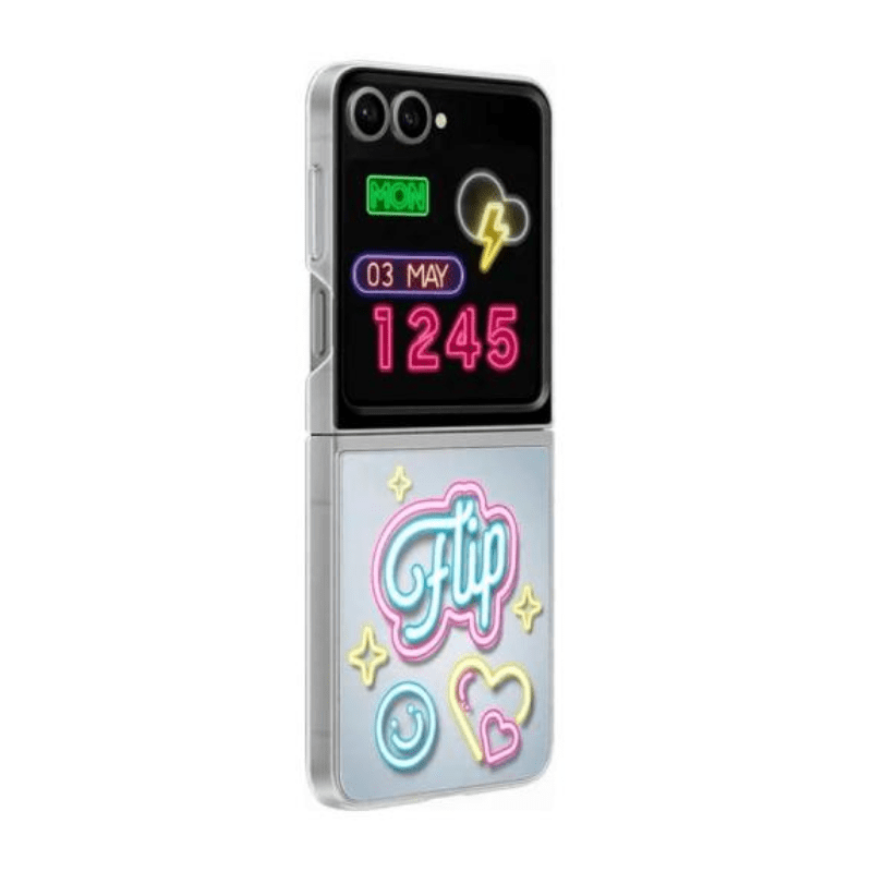 Coque pour Samsung Galaxy Z Flip 6 personnalisable Néon