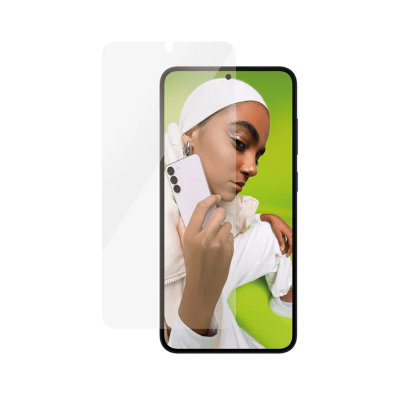 Protecteur d'écran pour Samsung Galaxy S24 plus - Coupe ultra large avec Easyligner