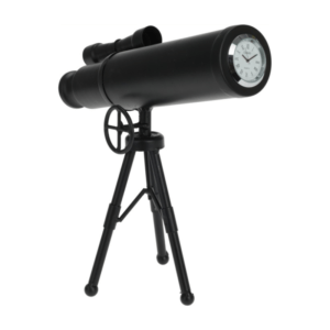Horloge de table Télescope vintage
