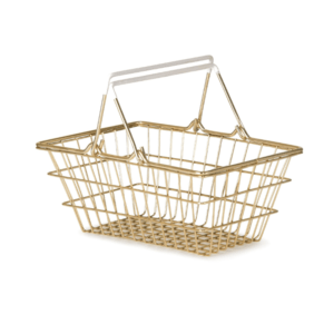 Panier doré