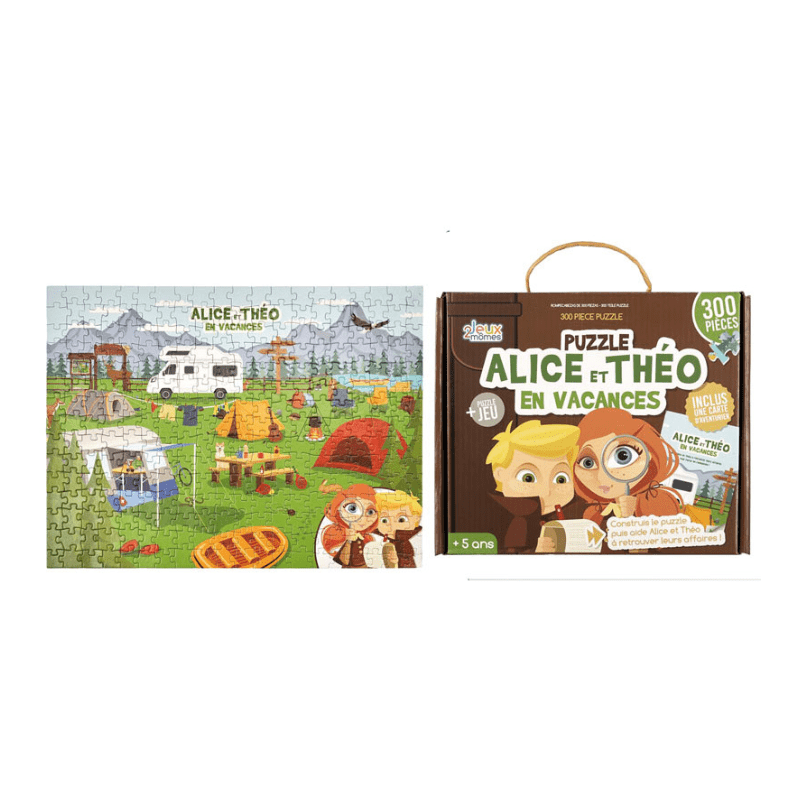 Puzzle Alice et Théo en Vacances - 300 pièces
