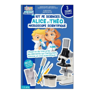 Microscope pour enfants avec kit d'outils