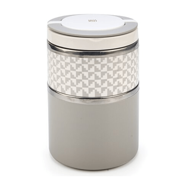 Lunchbox à double paroi 0,9l - Gris