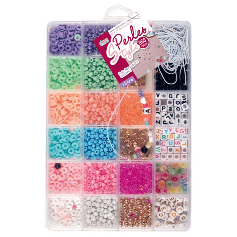 Boîte de 860 Perles pour Bijoux