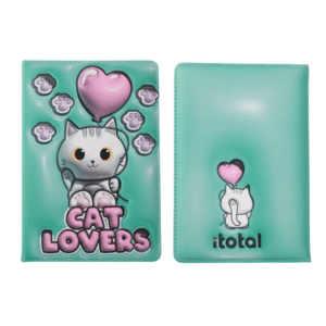 Carnet 3D A5 Chat - Vert