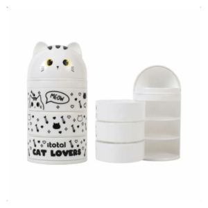 Organisateur de bureau - Chat Blanc